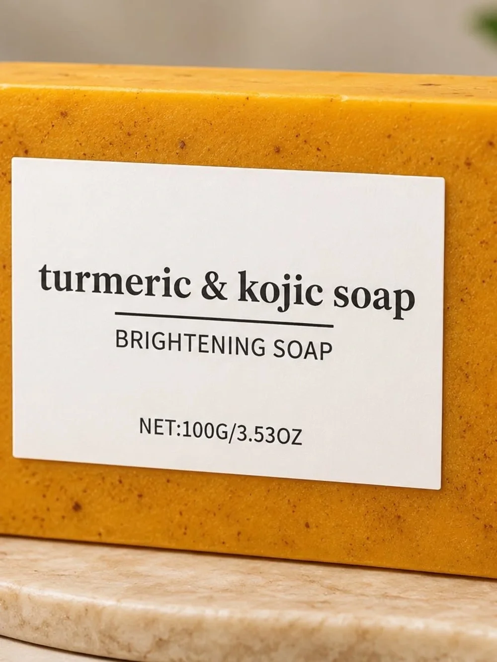 4 Soap Handmade Orange Exfoliating Soap Bars - 4Pack